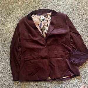 CAbi Deep Burgundy Blazer